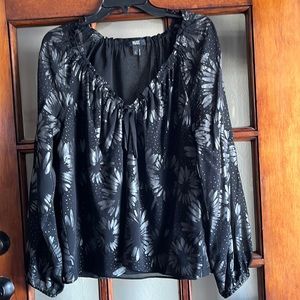 Paige size L black blouse